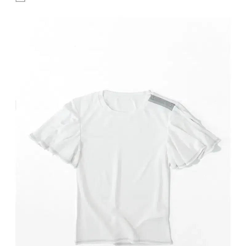 [BUNJANG] ULIKASANCTUS Flare Sleeve Top White / ULIKASANCTUS 플레어 슬리브 탑 화이트