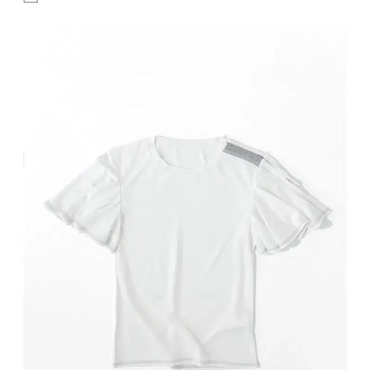 [BUNJANG] ULIKASANCTUS Flare Sleeve Top White / ULIKASANCTUS 플레어 슬리브 탑 화이트