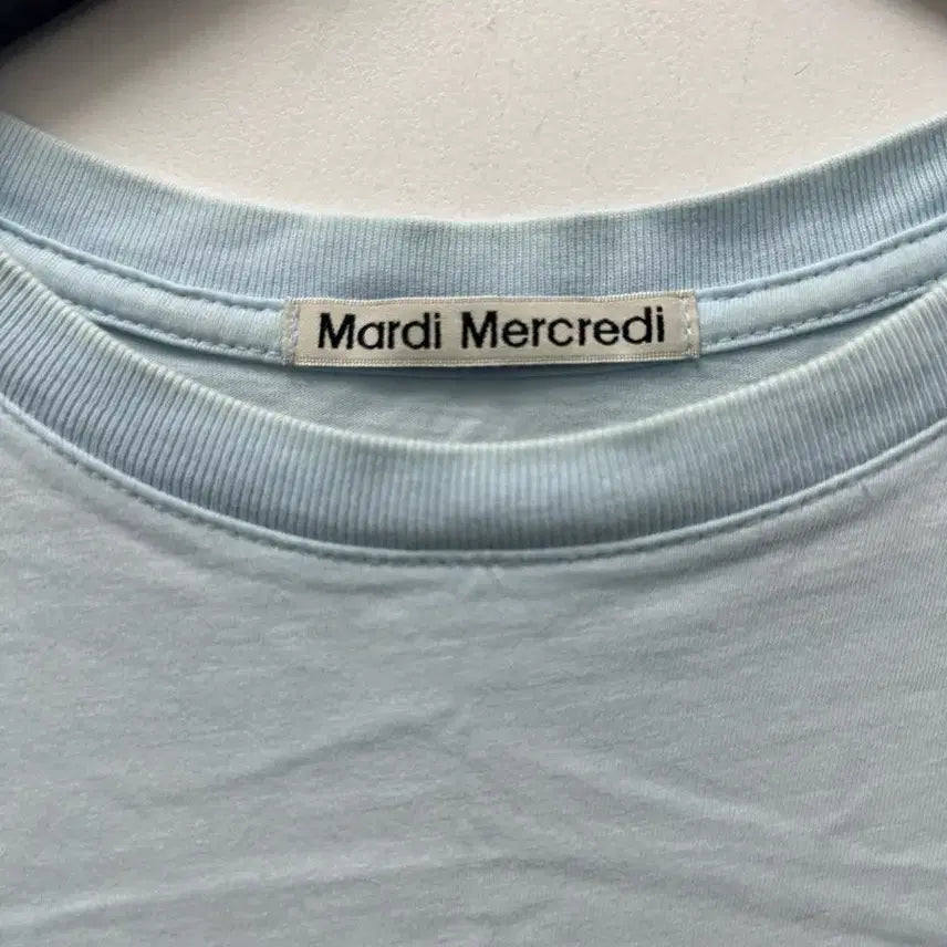 [BUNJANG] Mardi Mercredi Flower Short Sleeve T-Shirt (Size F) / [만원 아라비아빈티지]마르디메크르디 플라워 반팔티 F