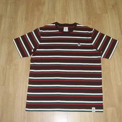 [BUNJANG] Hazzys Brown Green Round T-Shirt (Size 105) / (105)A909. 헤지스/브라운그린 라운드티셔츠