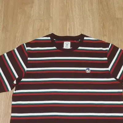 [BUNJANG] Hazzys Brown Green Round T-Shirt (Size 105) / (105)A909. 헤지스/브라운그린 라운드티셔츠