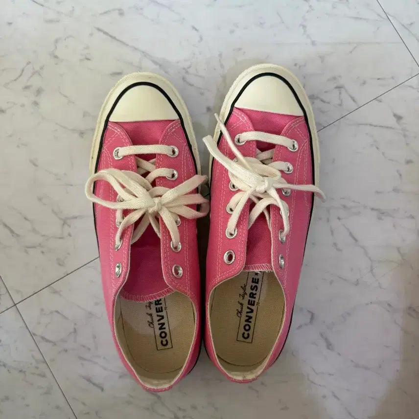 [BUNJANG] Converse Chuck 70 Low Pink Size 250 / 컨버스 척70 로우 핑크 250