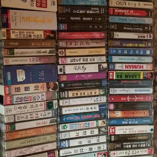 [BUNJANG] 90 Music Cassette Tapes / 카세트 테이프