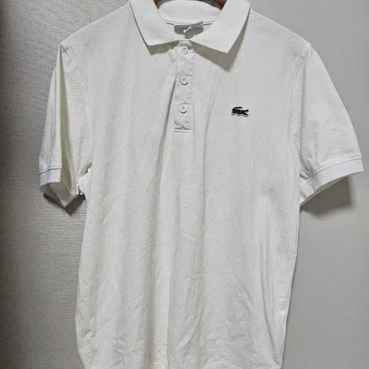[BUNJANG] Lacoste PK Short Sleeve Polo Shirt White L / 라코스테 PK 반팔 카라티 화이트 L