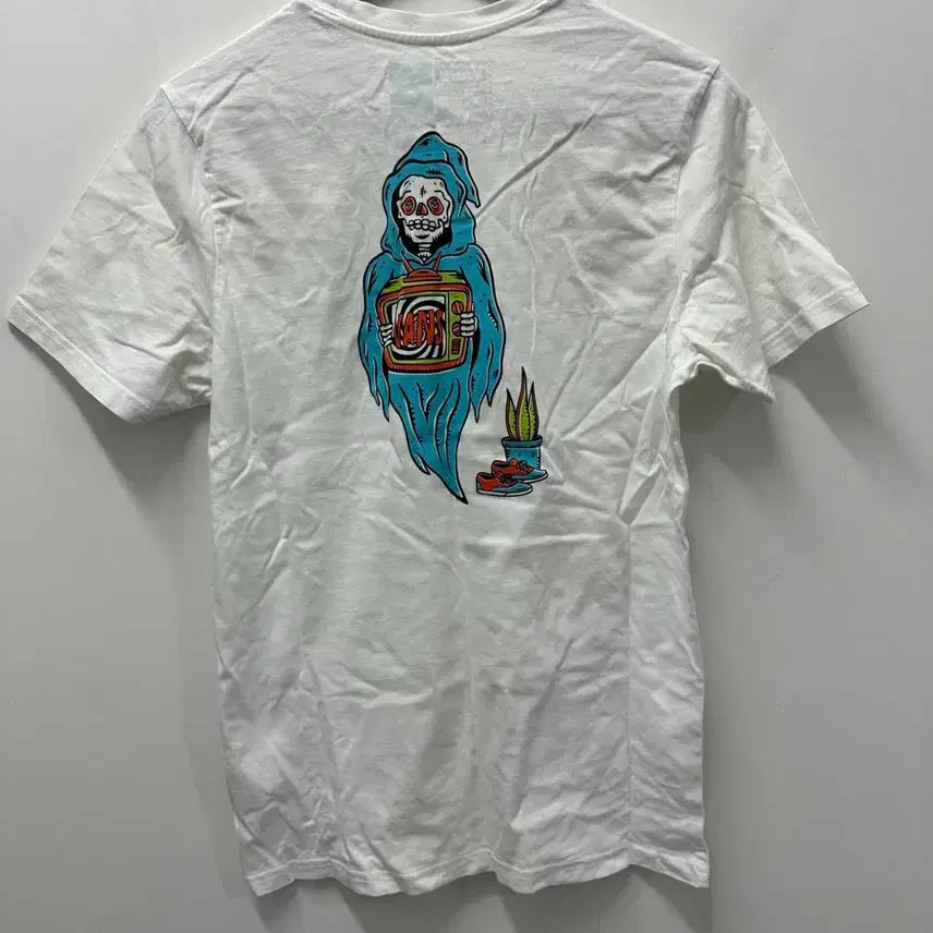 [BUNJANG] Vans White Short Sleeve T-Shirt / [만원 아라비아빈티지]반스 화이트 반팔티 95