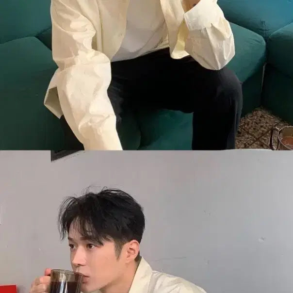 [BUNJANG] Ownhour Kim Hyun Woo Lemon Shirt (Medium) / Ownhour 김현우 레몬 셔츠 M