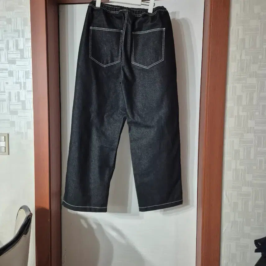 [BUNJANG] DECET Banding Denim Wide Pants / DECET 밴딩 데님 와이드팬치 새상품입니다