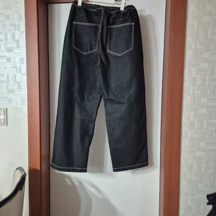 [BUNJANG] DECET Banding Denim Wide Pants / DECET 밴딩 데님 와이드팬치 새상품입니다