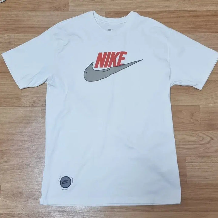 [BUNJANG] Nike White Big Logo Short Sleeve T-Shirt / 나이키 화이트 빅로고 반팔 티셔츠