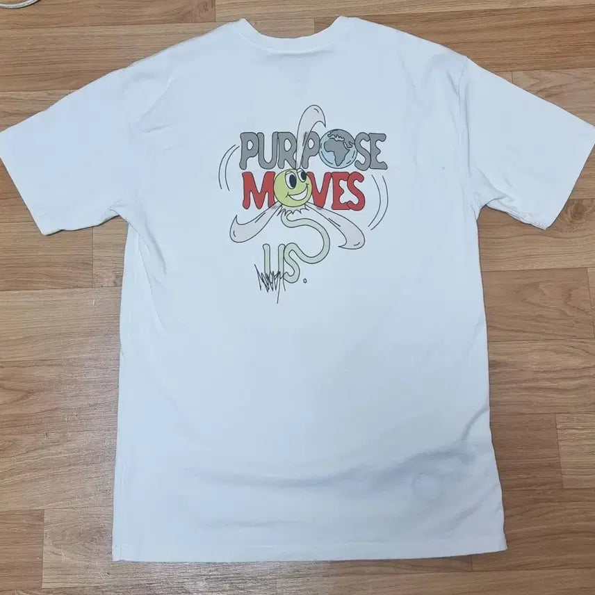[BUNJANG] Nike White Big Logo Short Sleeve T-Shirt / 나이키 화이트 빅로고 반팔 티셔츠