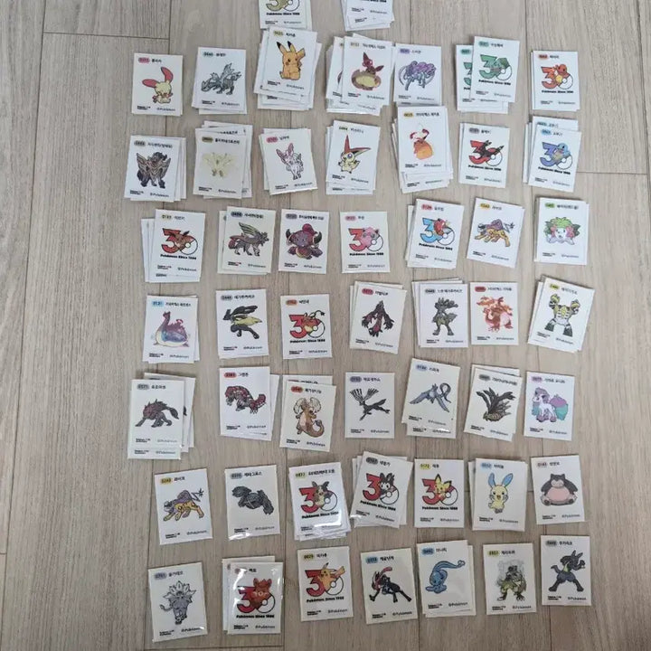 [BUNJANG] Pokemon Stickers for Sale / 포켓몬 띠부씰 판매