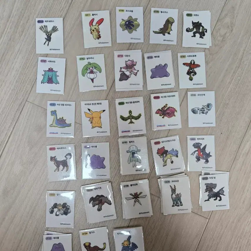 [BUNJANG] Pokemon Stickers for Sale / 포켓몬 띠부씰 판매