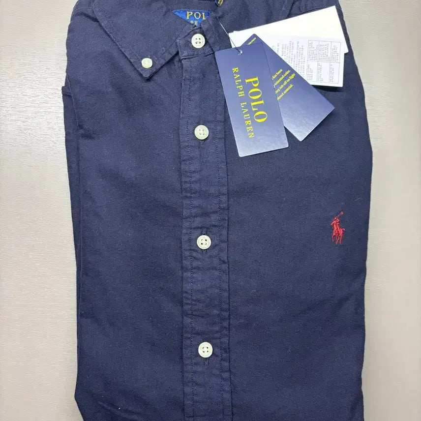 [BUNJANG] Polo Ralph Lauren Navy Shirt - New / 폴로 랄프로렌 네이비 셔츠 새상품