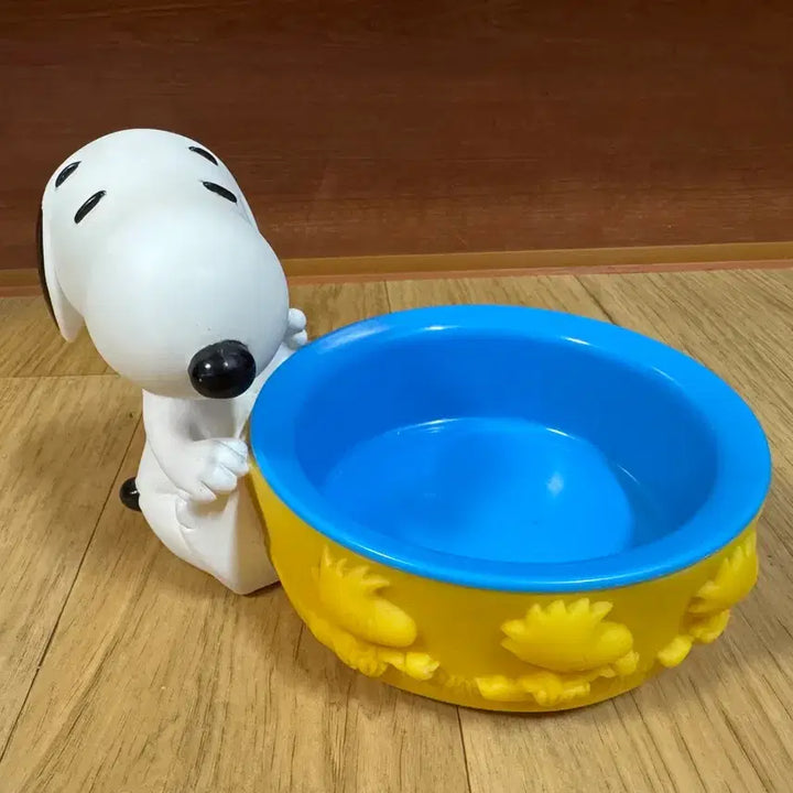 [BUNJANG] Vintage Snoopy Cereal Bowl Accessory Holder / 레어) 빈티지 고전 스누피 시리얼볼 악세사리 보관함