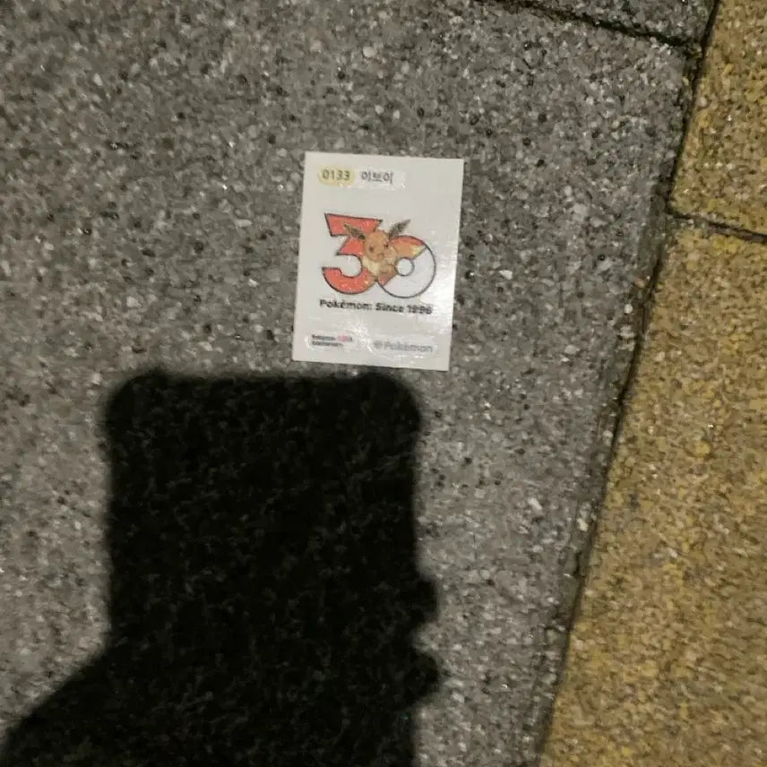 [BUNJANG] Eevee Sticcker Set Pokemon 30th Anniversary / 이브이띠부띠부실