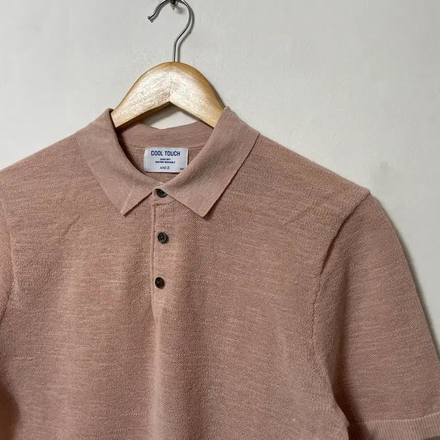 [BUNJANG] 100 AND Z Short Sleeve Knit Polo Shirt / 100 AND Z 반팔 니트 카라티 정품