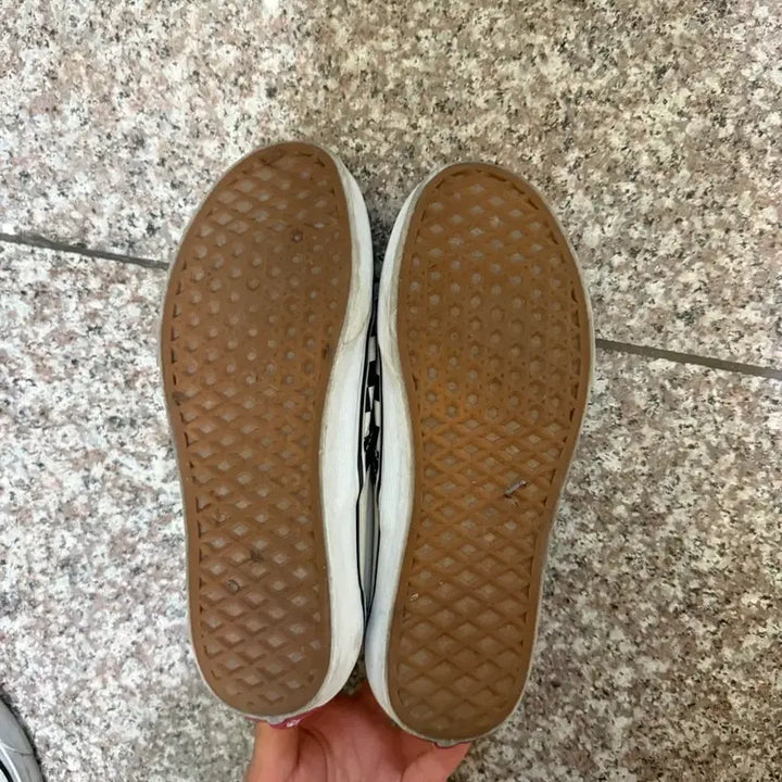 [BUNJANG] Vans Checkerboard Slip-On Shoes 240 / 반스 체커보드 슬립온 신발 240