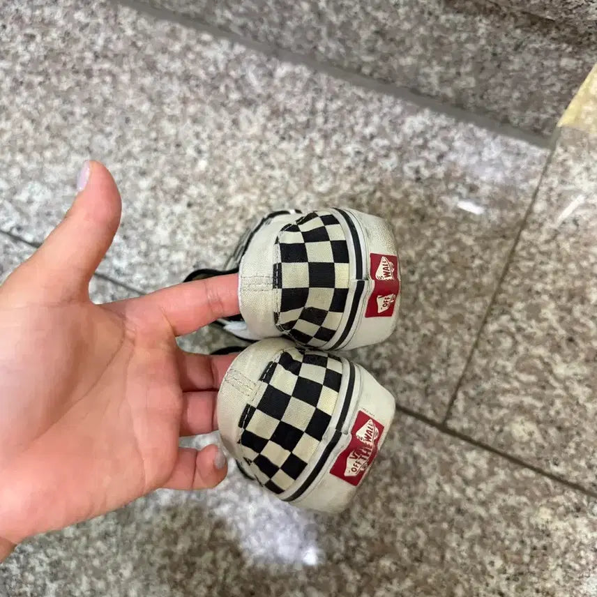 [BUNJANG] Vans Checkerboard Slip-On Shoes 240 / 반스 체커보드 슬립온 신발 240