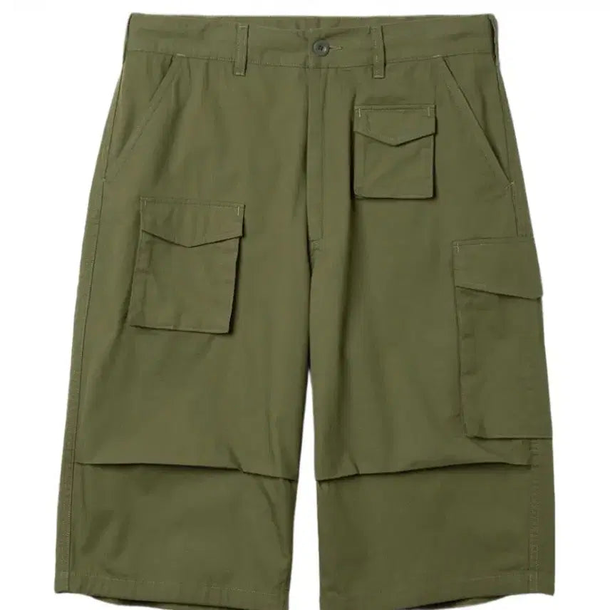 [BUNJANG] GU x Engineered Garments Utility Shorts Olive XL / GU x 엔지니어드 가먼츠 유틸리티 쇼츠 올리브 XL