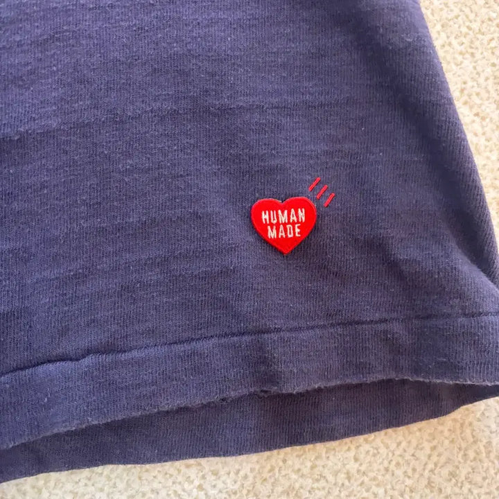 [BUNJANG] Human Made Bottom Logo Pocket Short Sleeve T-Shirt / 100 휴먼메이드 하단로고 포켓 반팔 티셔츠