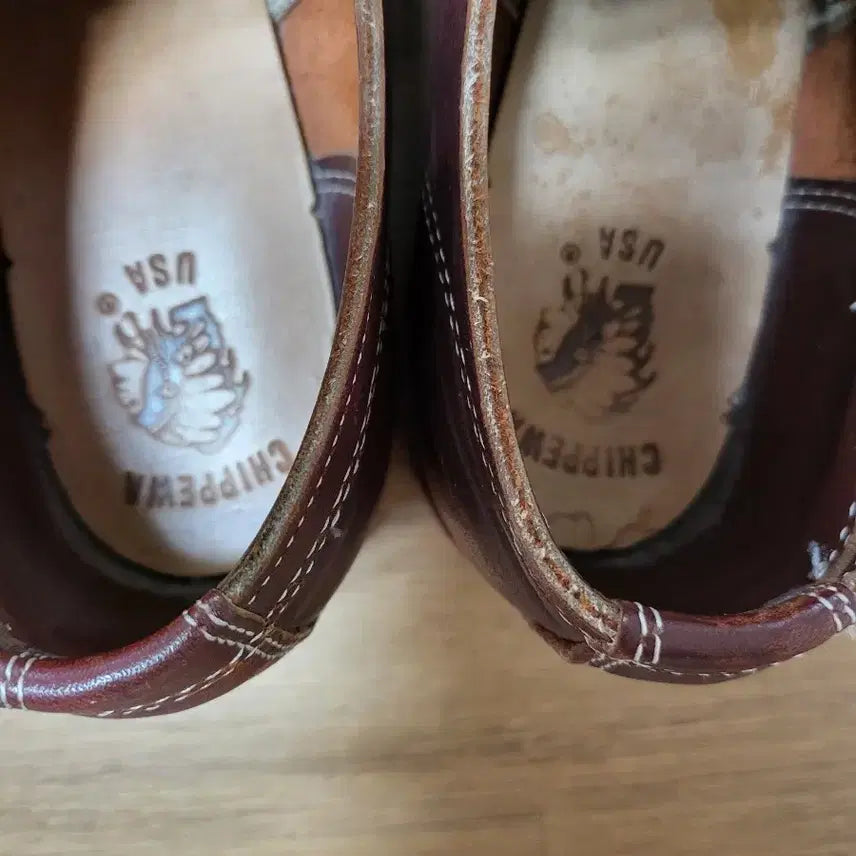 [BUNJANG] Chippewa Plain Toe Oxford Work Boots Red Brown / 치페와 플레인토 옥스포드 워커 워크 부츠 레드브라운 9.5 275~280