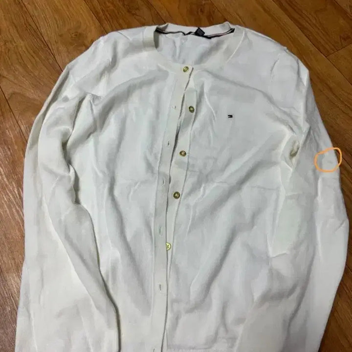 [BUNJANG] Tommy Hilfiger White Cardigan M / 타미힐피거 화이트 가디건 M