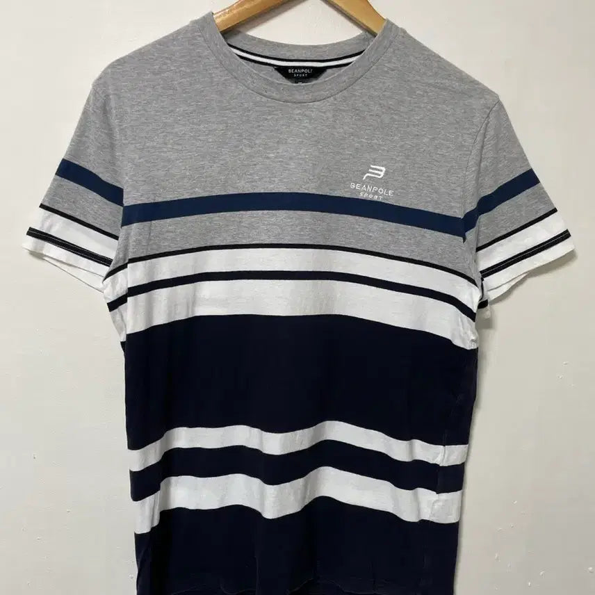 [BUNJANG] Beanpole Striped Short-Sleeve T-shirt / 95 빈폴 스트라이프 반팔티 정품