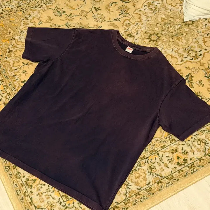 [BUNJANG] Blackout Bleach T-Shirt Navy L / 블랙아웃 블리치 티셔츠 네이비 L