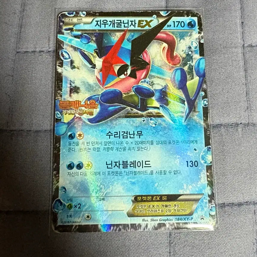 [BUNJANG] Pokemon Card Froakie EX Promo / 포켓몬카드 지우개굴닌자 EX 프로모