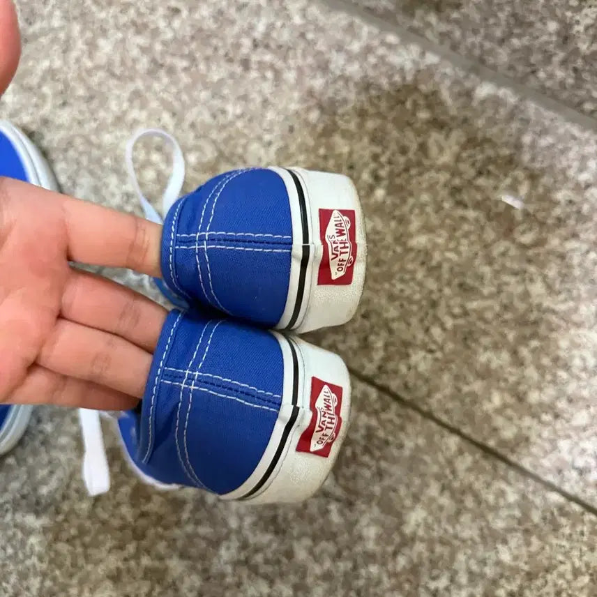 [BUNJANG] Vans Authentic Blue Sneakers Size 235 / 반스 어센틱 블루 스니커즈 235