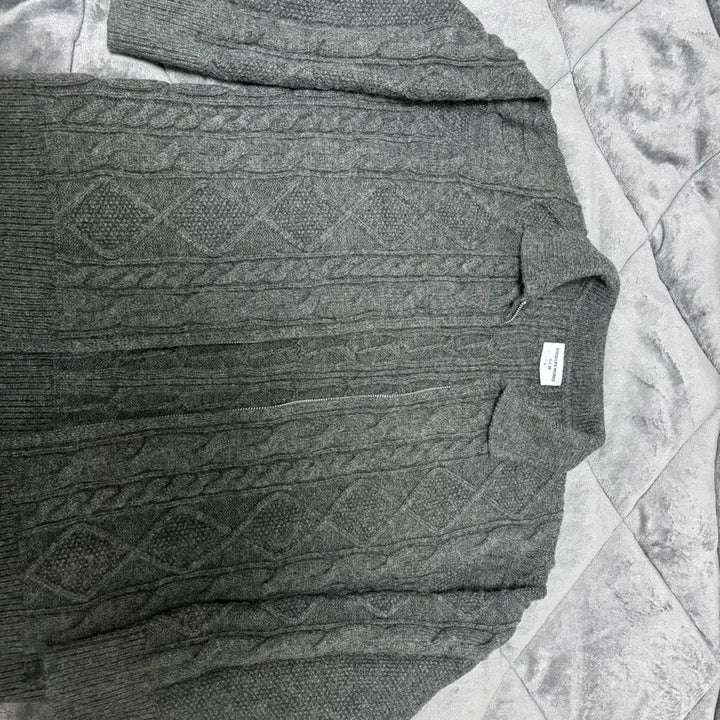 [BUNJANG] Knit Zip-Up / 니트 집업