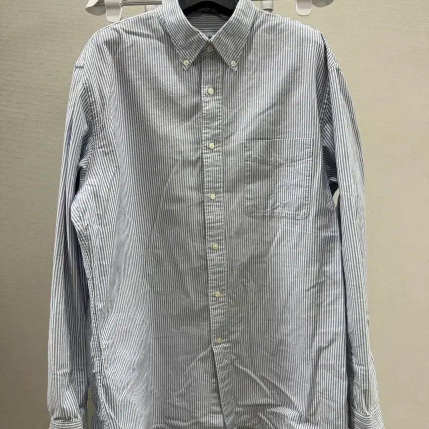 [BUNJANG] Uniqlo Striped Shirt XL / 유니클로 스트라이프 셔츠 XL사이즈