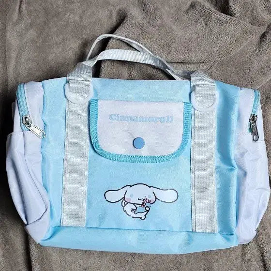 [BUNJANG] Cinnamoroll Mini Boston Bag - Sky Blue Tote Bag / 시나모롤 미니 보스턴백 하늘색 토트백