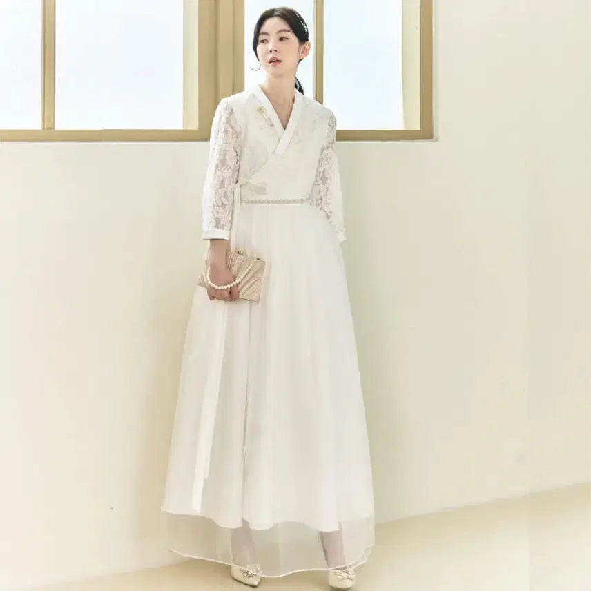 [BUNJANG] Sugardress Jasmine Hanbok Wedding Dress / 한복 셀프 웨딩 원피스/드레스 (슈가드레스 자스민 제품)