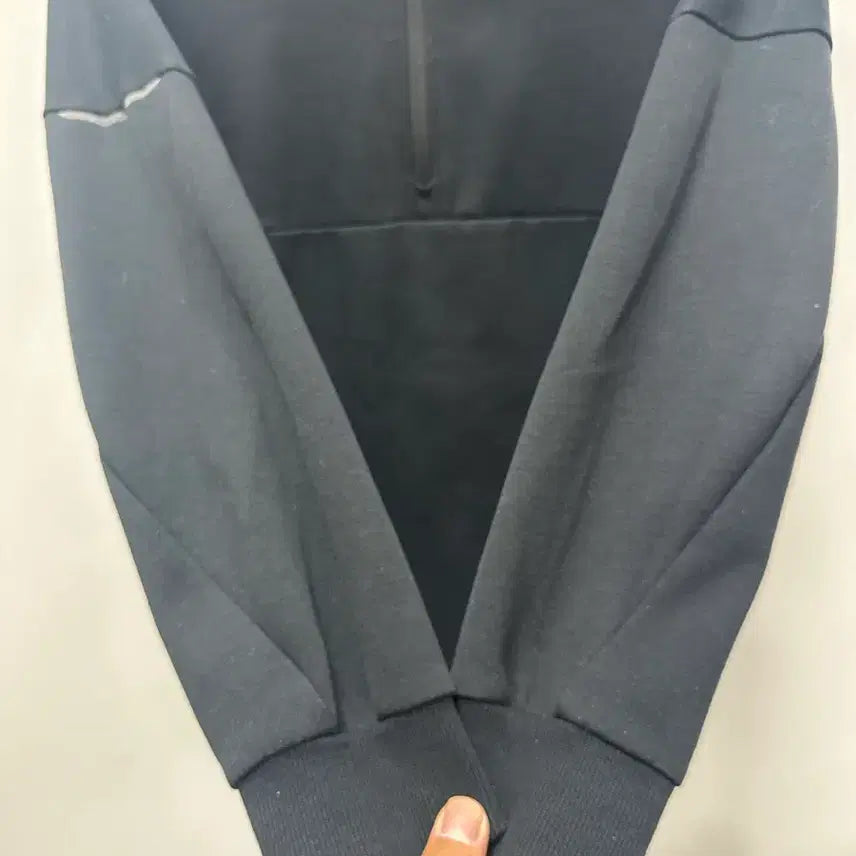 [BUNJANG] New Balance Black Hoodie Anorak (Size 90) / [만원 아라비아빈티지]뉴발란스 블랙 후드 아노락 90