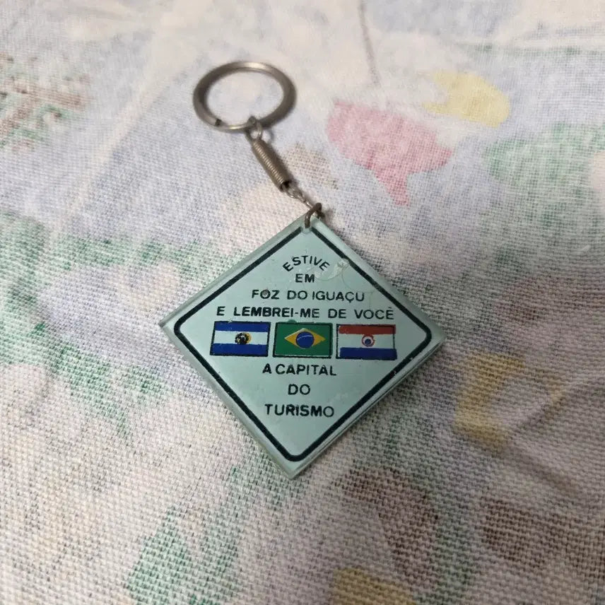 [BUNJANG] 1980s-1990s Itaipu Binacional Vintage Keychain / 8-90s Itaipu Binacional 빈티지 키링