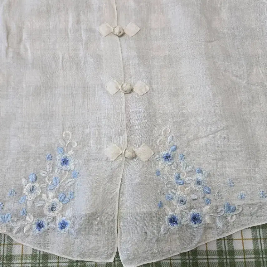 [BUNJANG] Ramie Embroidered Shirt / 4ㅡ모시 모시 자수 셔츠ㅡ663