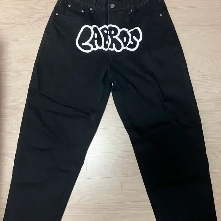 [BUNJANG] Labros Bubble Arc Logo Jeans (L) / 라브로스 팬츠 Bubble Arc Logo Jeans (L)