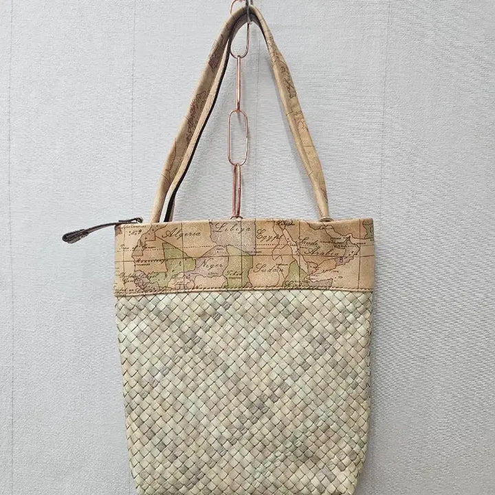 [BUNJANG] Prima Classe Woven Tote Bag / 프리마클라쎄  위빙토트백