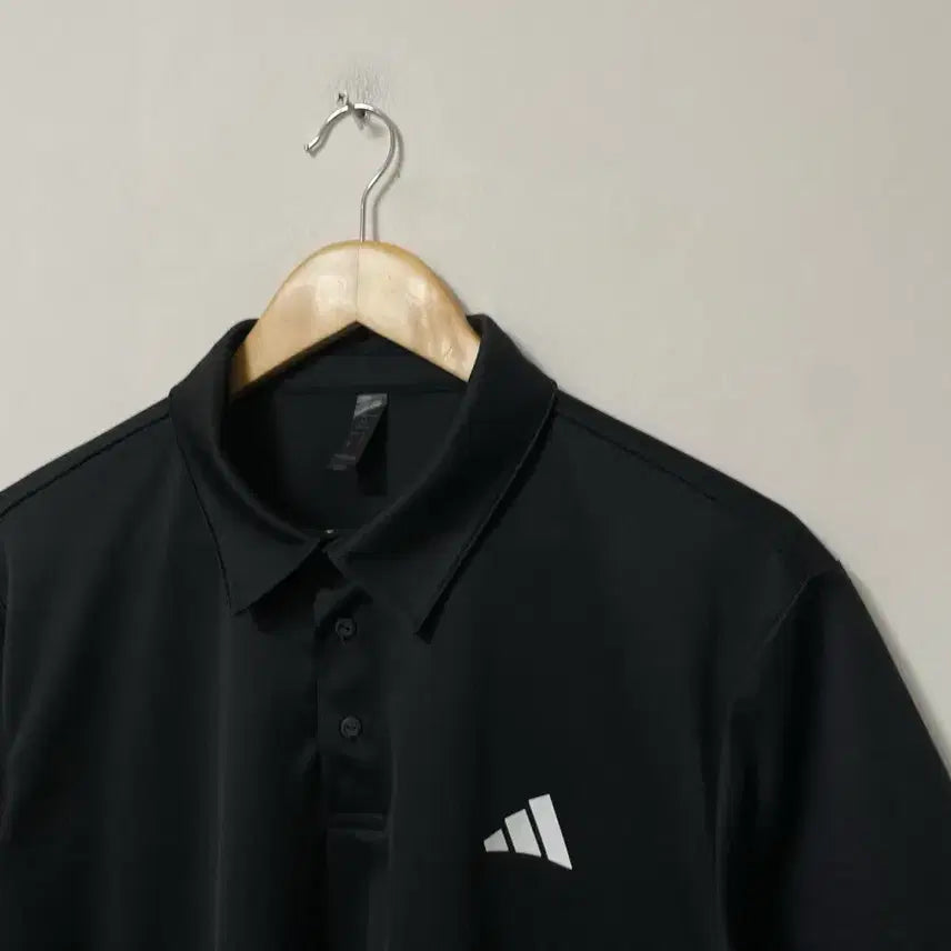 [BUNJANG] Adidas Performance Spandex Short Sleeve Polo T-Shirt / 105 아디다스 기능성 스판 반팔 카라티 정품