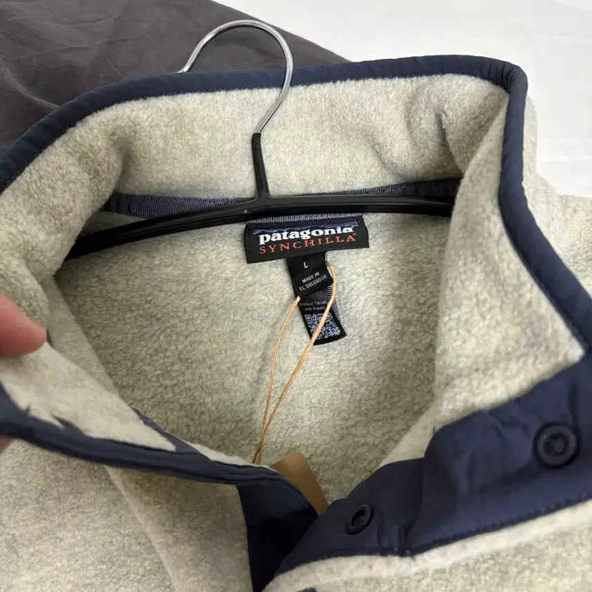 [BUNJANG] Patagonia Lightweight Synchilla Snap-T Fleece Pullover Oatmeal Heather / [L] 파타고니아 라이트웨이트 신칠라 스냅-T 플리스 풀오버 오트밀 헤더