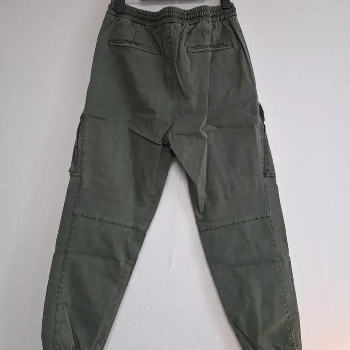 [BUNJANG] Juun.J Garment Dyed String Cargo Jogger Pants Khaki / [새상품] 준지 가먼트 다이드 스트링 카고 조거 팬츠 카키 46