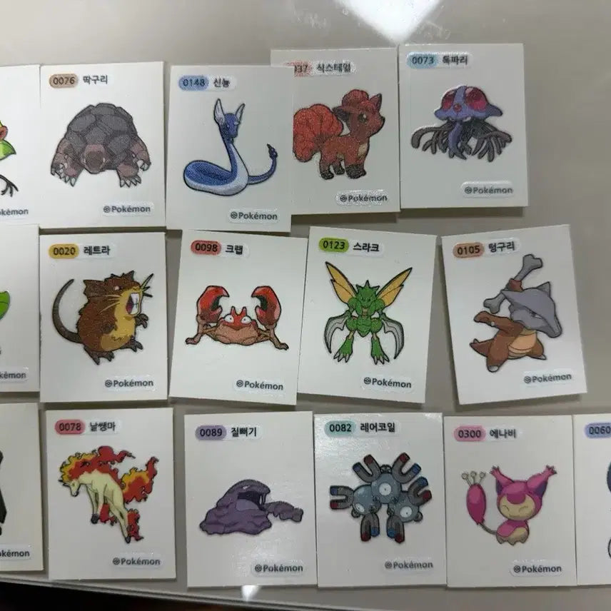 [BUNJANG] Pokemon Bread Stickers Bundle Set / 포켓몬 빵 띠부씰 일괄