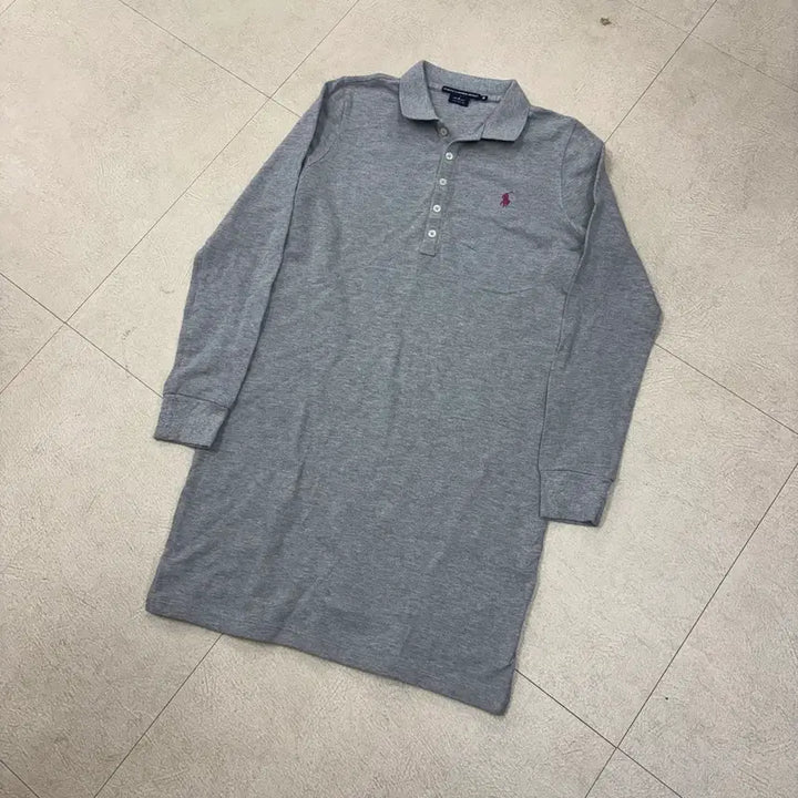 [BUNJANG] Polo Ralph Lauren Pony Grey Dress / 폴로 랄프로렌 포니 그레이 원피스