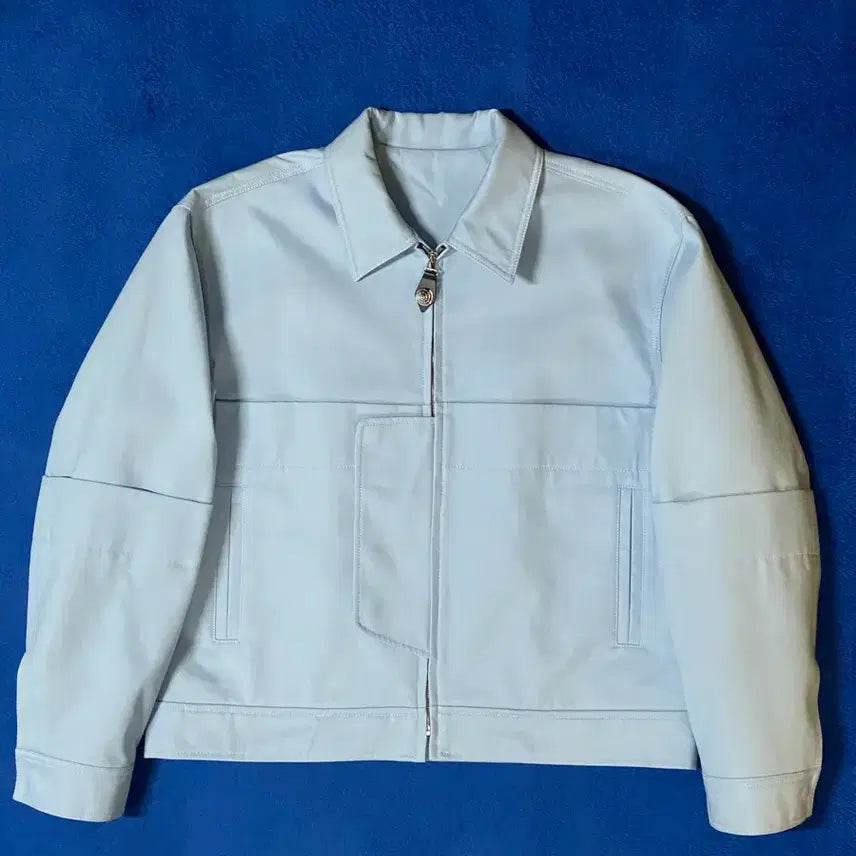 [BUNJANG] WE11DONE Sky Blue Sample Work Jacket / WE11DONE 웰던 하늘색 워크 자켓 (샘플)