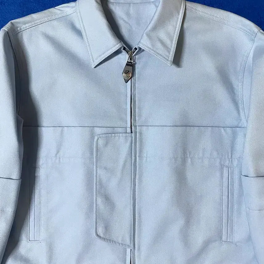 [BUNJANG] WE11DONE Sky Blue Sample Work Jacket / WE11DONE 웰던 하늘색 워크 자켓 (샘플)