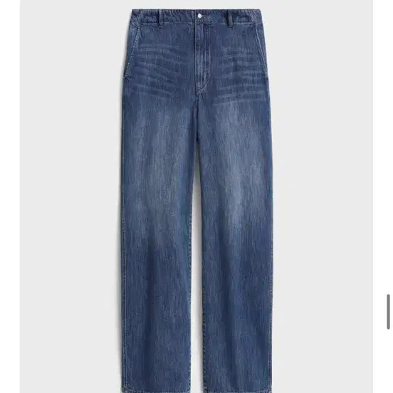 [BUNJANG] Pottery One Washed Wide Denim Mid Blue Size 3 / 포터리 원워시드 와이드 데님 미드블루 3사이즈