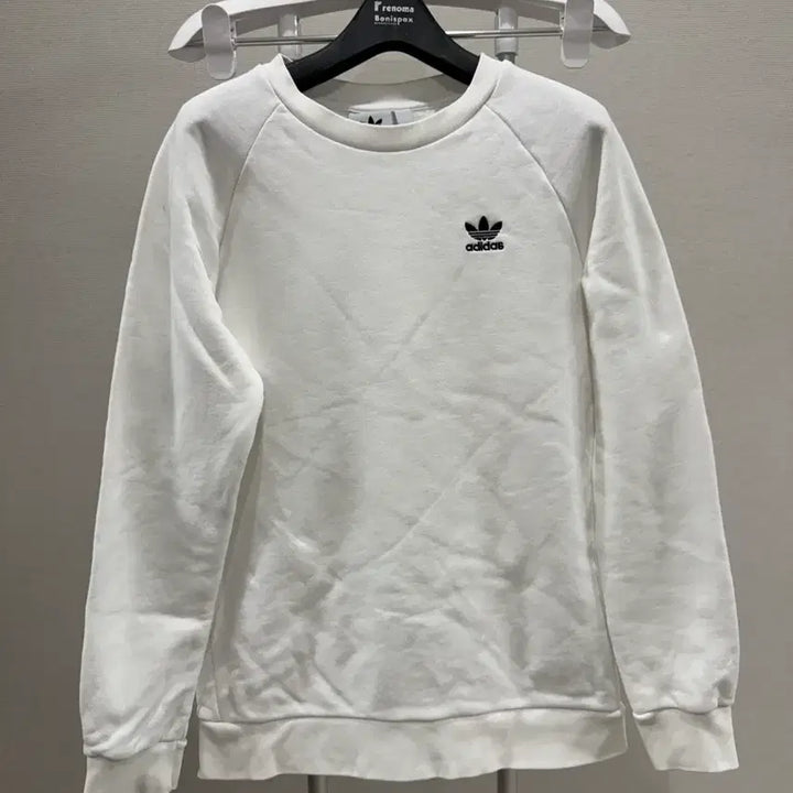 [BUNJANG] Adidas Originals Sweatshirt White L / 아디다스 오리지널 맨투맨 L사이즈