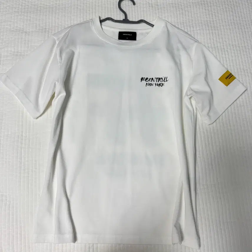 [BUNJANG] BEENTRILL White Short-Sleeve T-Shirt / BEENTRILL 빈트릴 화이트 반팔티