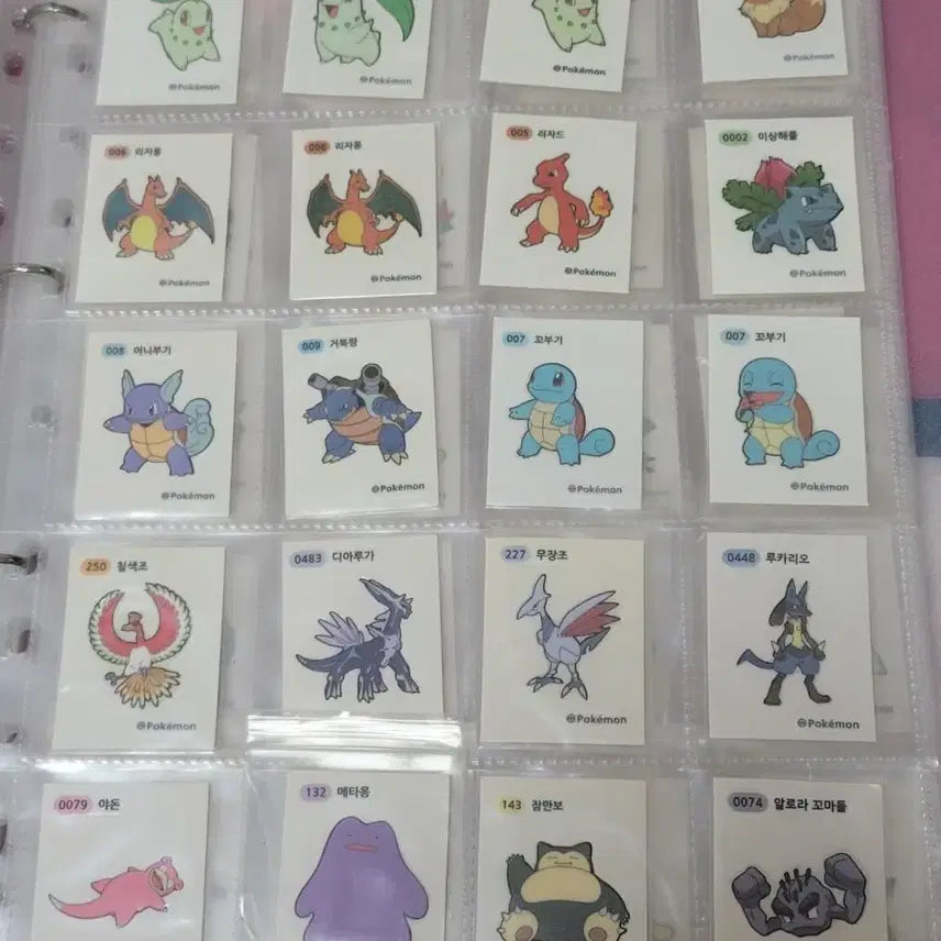 [BUNJANG] Pokemon Stick Seal Bundle / 포켓몬 띠부씰 양도 러블리 할로윈